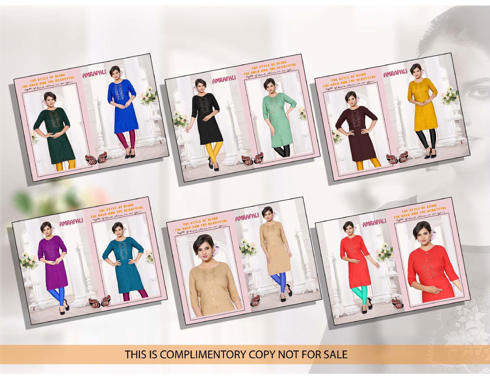 Beauty Queen Amrapali 1 Casual Daily Wear Rayon Printed Kurti Collection